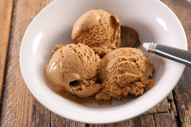 istock coffee ice cream in bowl 1142968056