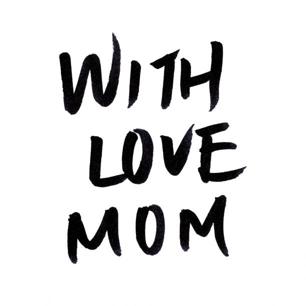 istock hand write happy mothers day calligraphy on white 1142968292