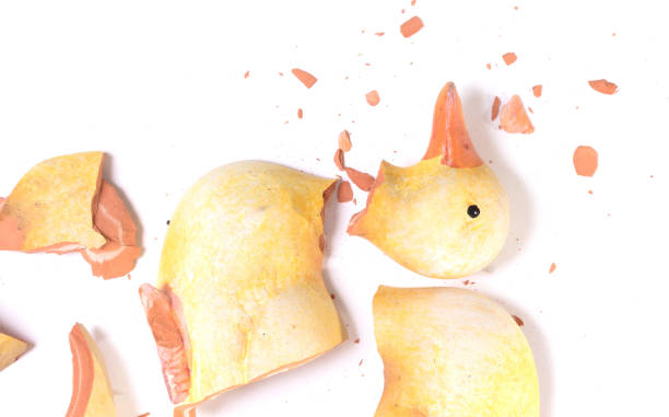 istock Broken statue of a duckling 1142974732