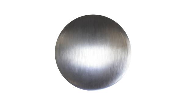 istock 3d rendering of a shpere with structure isolated on white 1142975467