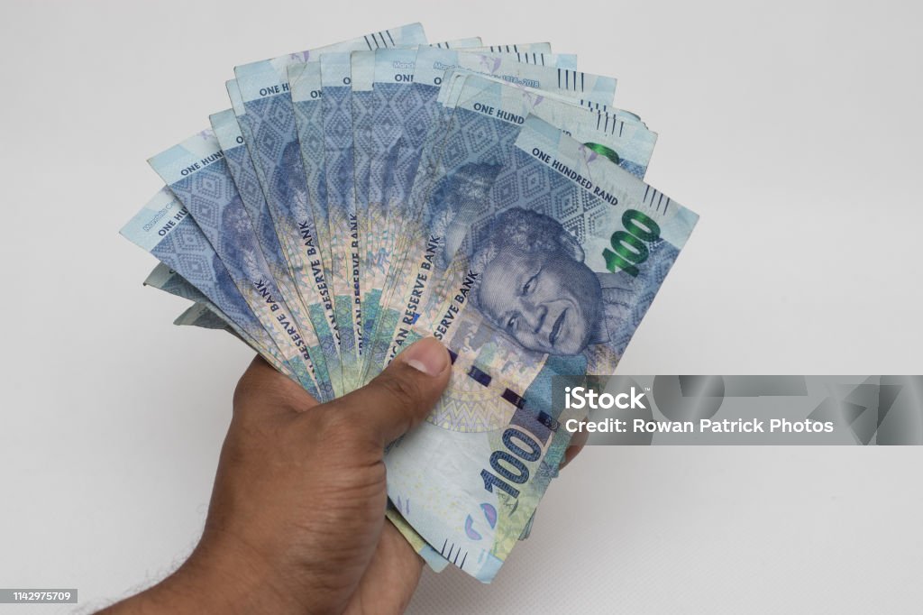 Hand Holding South African Rands Stock Photo Download Image Now hand-holding-south-african-rands-stock-photo-download-image-now