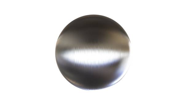 istock 3d rendering of a shpere with structure isolated on white 1142975972