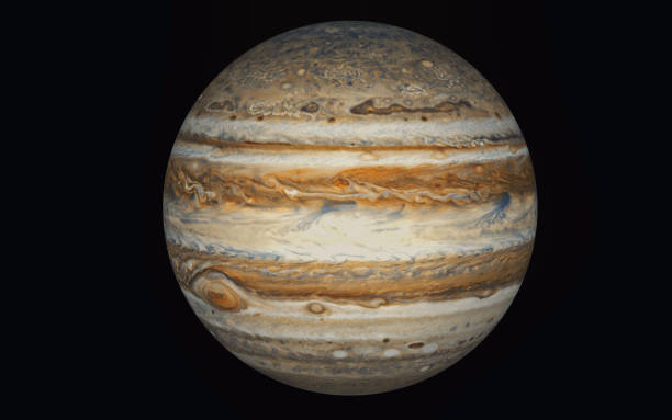 istock Jupiter Planet isolated in black 1142980827
