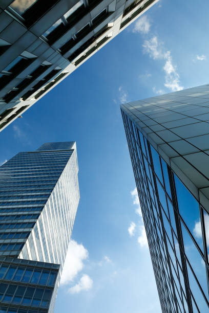 istock Mediapark Skyscraper in the Sun, Germany 1142983789