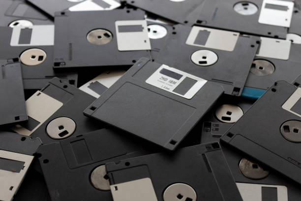 istock blank floppy disks with soft-focus and over light in the background 1142984104