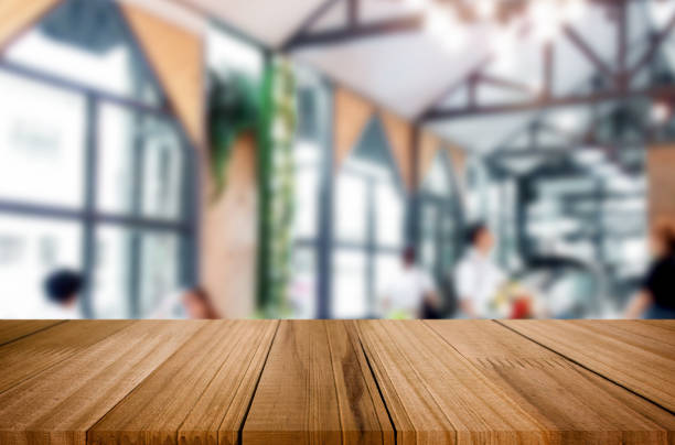 istock Close-Up Of Empty Table At Restaurant 1142985372