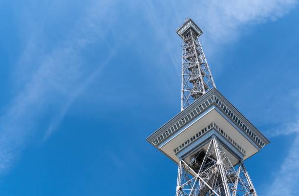 istock Low Angle View Of Tower Against Blue Sky 1142987370