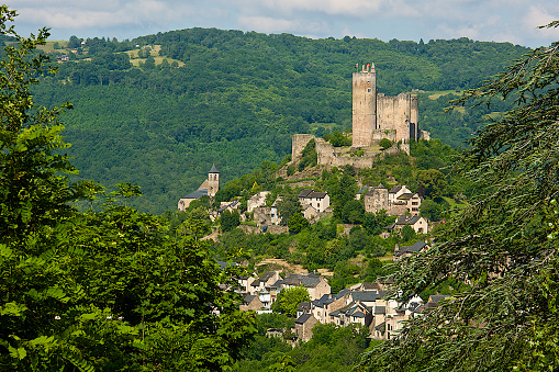 Montresor, France - June 19, 2013: Montresor the charming small country town in the valley of Loire
