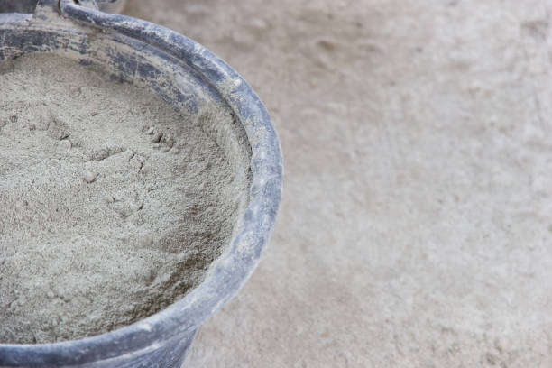 istock High Angle View Of Cement In Bucket At Construction Site 1142988657
