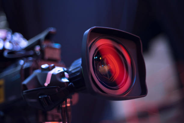 istock TV camera in recording 1142993518