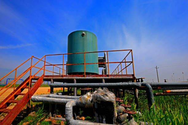 istock Pipeline valves and industrial equipment 1142997685