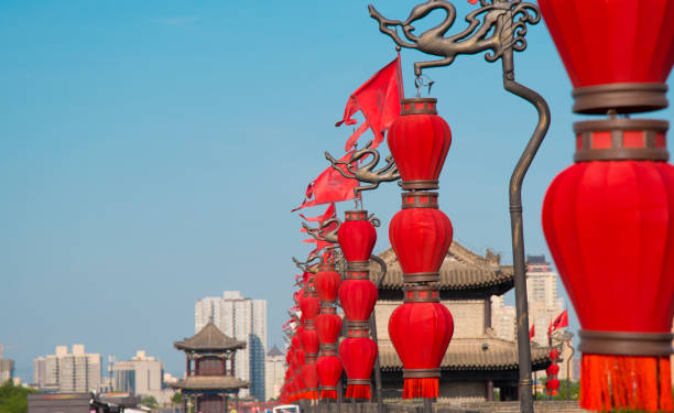 istock Xian city wall. 1142998117