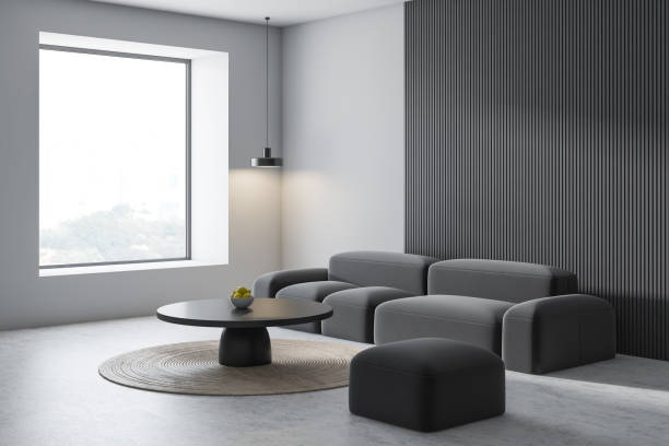 istock White and gray living room corner 1142998702