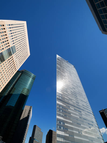 istock Shiodome Skyscrapers in Tokyo 1143001324