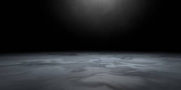 istock 3d rendering of a dark scene with futuristic lights 1143001998