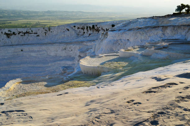 istock Natural travertine pools in Pamukkale, Turkey 1143002026