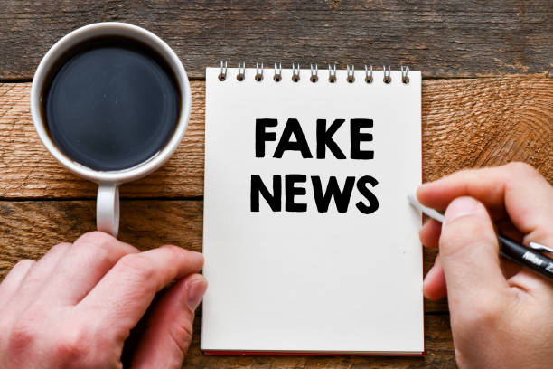 istock Fake news text concept 1143012245