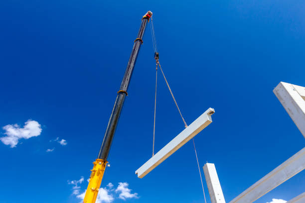 A building is being constructed.