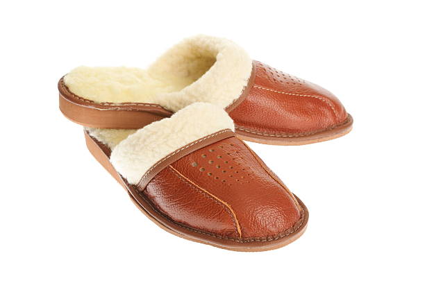 istock brown slippers isolated on a white background 114301476