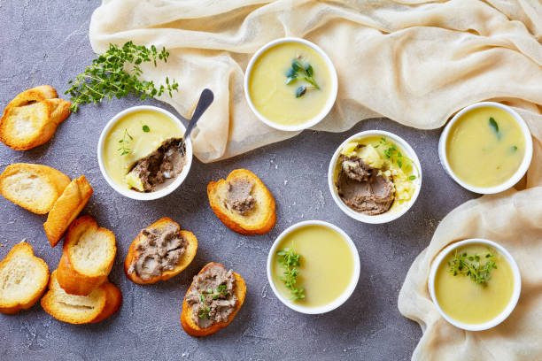 istock chicken liver pate with butter in ramekins 1143015064