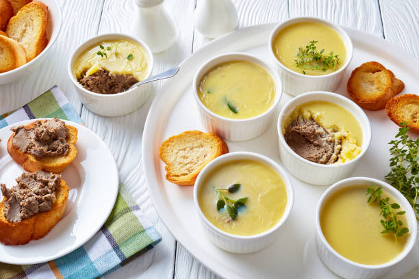 istock chicken liver pate with butter in ramekins 1143015112
