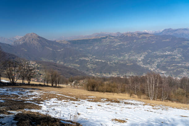 Mountain landscape from Valcava, Lombardy
