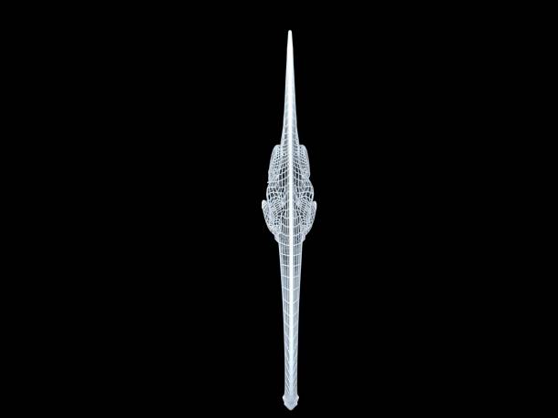 istock 3d rendering of a white wired dino isoalted on black 1143016012