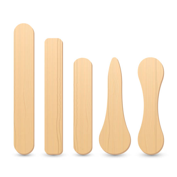 istock Wooden ice cream stick vector design illustration isolated on white background 1143018077