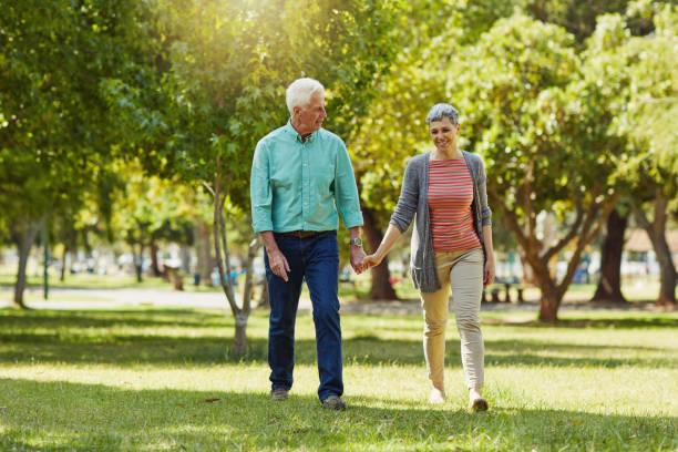 istock Walks in the park have always been our thing 1143018908