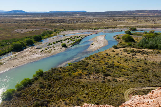 istock Views of valley of river in Paso de Indios 1143019369