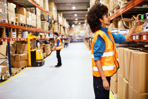 istock Lifestyle Warehouse and manual workers concepts.  Made in Barcelona. 1143020267