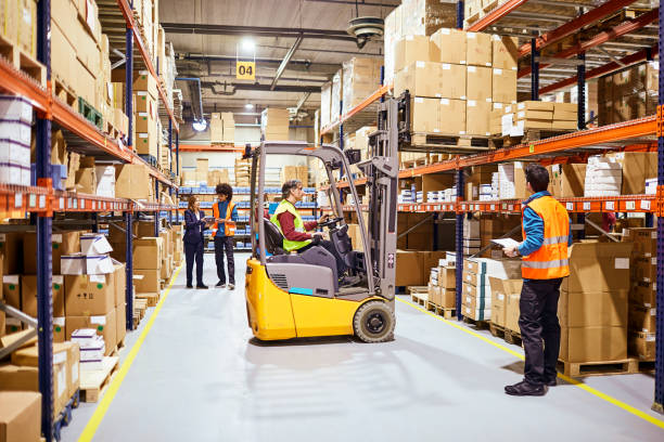 istock Lifestyle Warehouse and manual workers concepts.  Made in Barcelona. 1143020283
