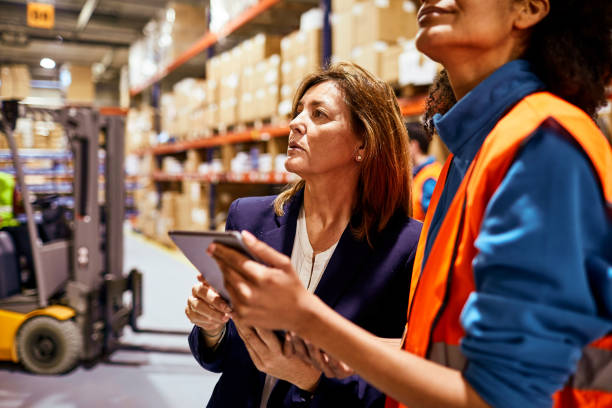 istock Lifestyle Warehouse and manual workers concepts.  Made in Barcelona. 1143020285