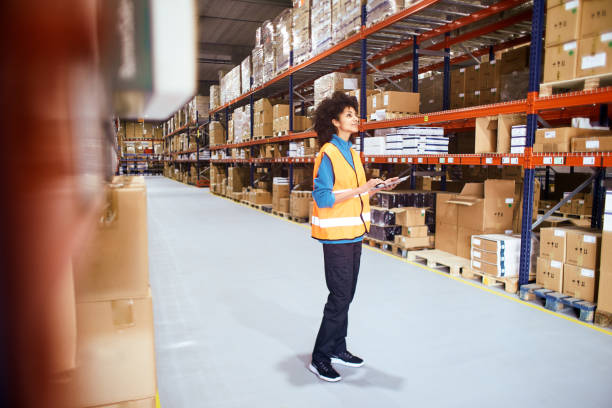 istock Lifestyle Warehouse and manual workers concepts.  Made in Barcelona. 1143020290