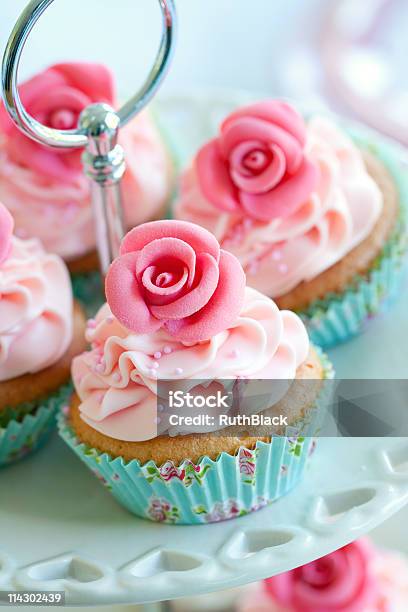 Vintage Cupcakes Stock Photo - Download Image Now - Afternoon Tea, Cupcake, Retro Style