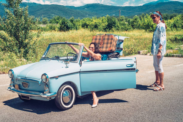 istock Mature Women Taking a Break on a Road Trip 1143025008
