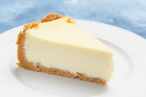 istock Cheesecake slice. Berry topping. Close view. Copy space. 1143026182