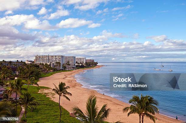 Praia De Kaanapali - Fotografias de stock e mais imagens de Kaanapali - Kaanapali, Lahaina, Praia de Kaanapali