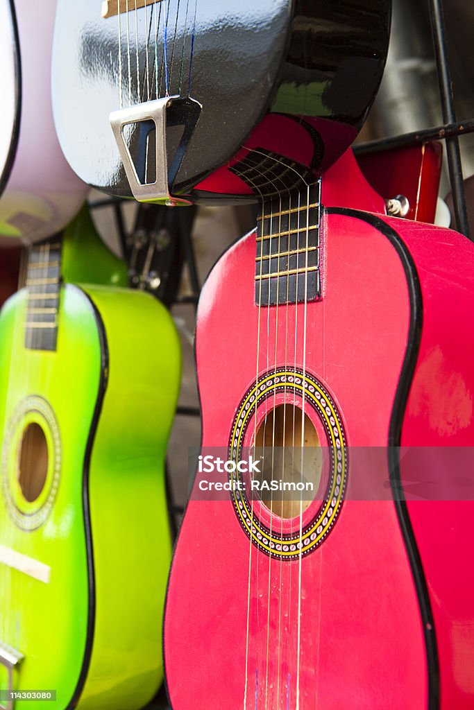 Guitarras colorido - Royalty-free Brinquedo Foto de stock