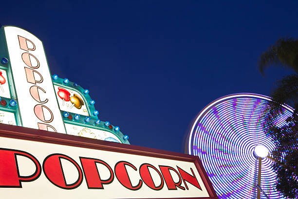 istock Night time at the county fair 114303111