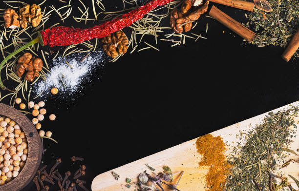istock Spices and herbs for home cooking 1143031546