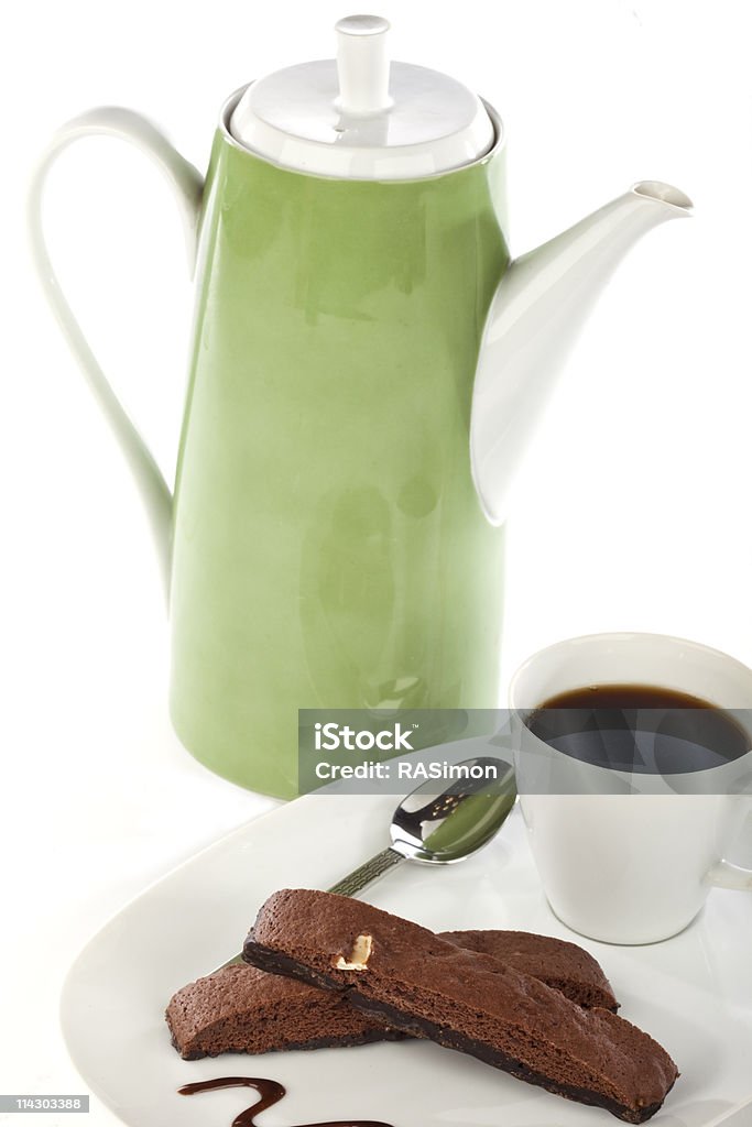 Zeit für etwas - Lizenzfrei Kaffeekanne Stock-Foto