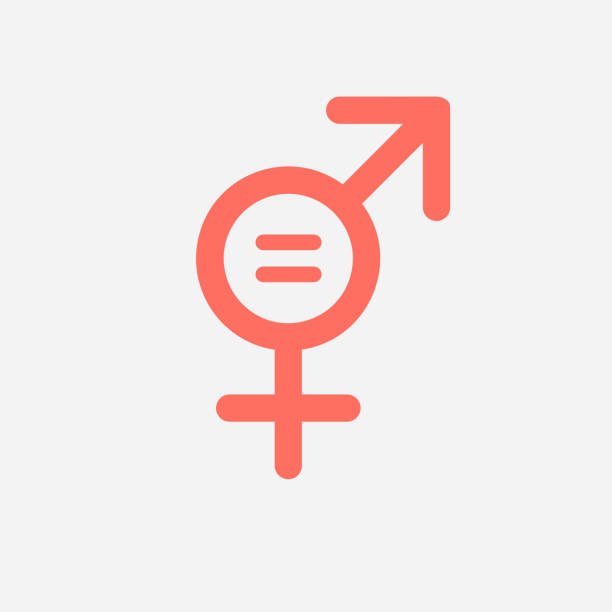 Gender equality icon symbol. Gender equality icon symbol. gender equality stock illustrations