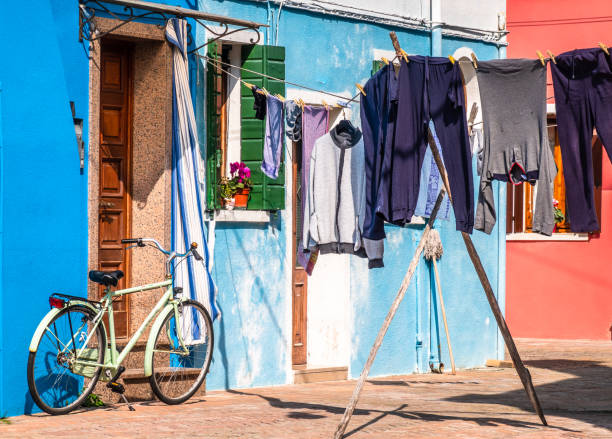 istock burano - famous old town - italy 1143040203