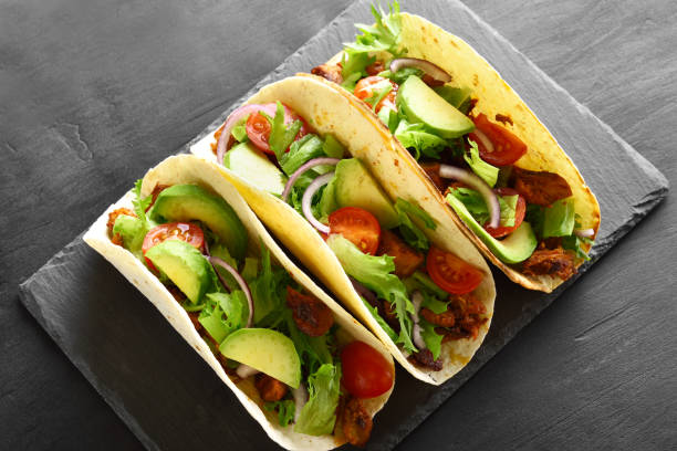 istock Tacos with meat and vegetables 1143041254