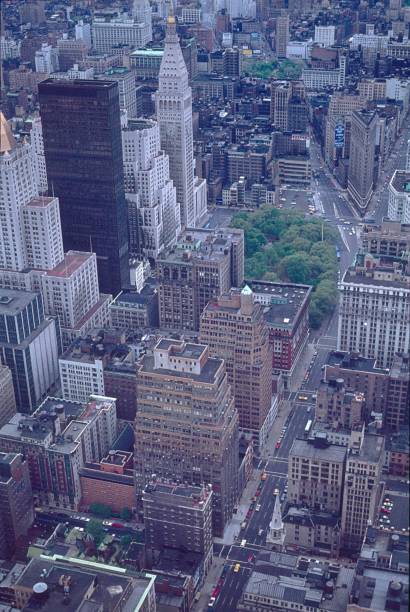istock Manhattan Panorama, Broadway, New York City 1143044401