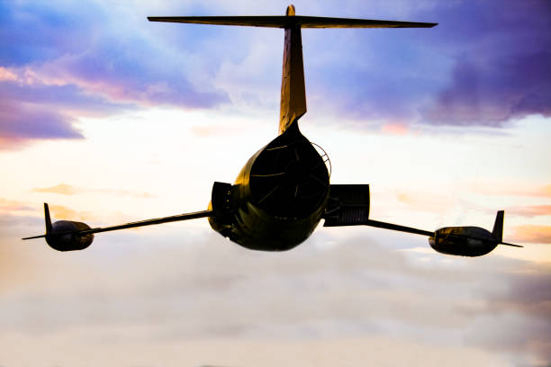 istock Combat fighter jet plane on a military mission with weapons 1143044575