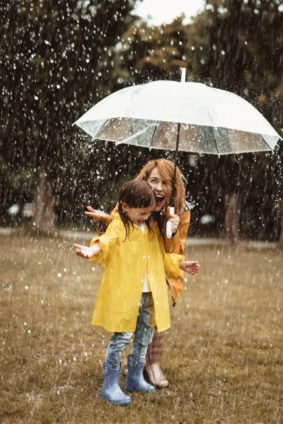 istock Small girl and mother having fun outside 1143045704