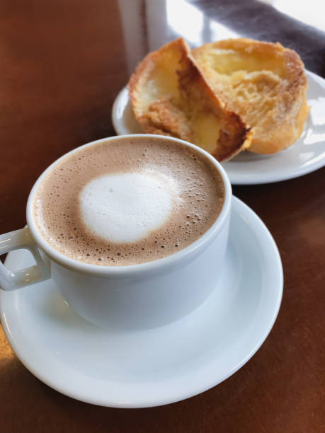 istock Brazilian breakfast. Bread toast with butter and coffee on a table. 1143046406