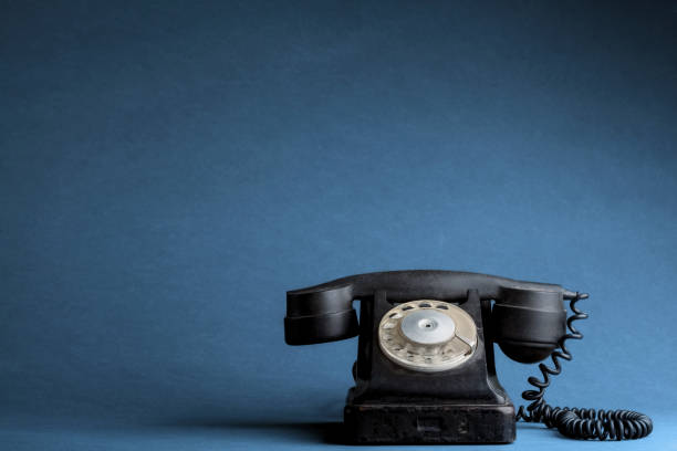 istock a old phone on the black backgrounds 1143052080
